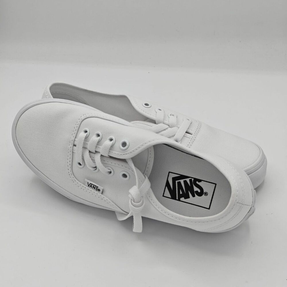 Vans Authentic True White Canvas Skate Shoes VN000EE3W001 Men’s 6 Women’s 7.5 - Picture 10 of 11